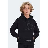 Slazenger LINK Unisex Çocuk Sweatshirt Siyah