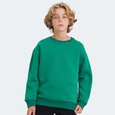 Slazenger LOGAN Unisex Çocuk Sweatshirt Yeşil - 7 - 8 Yaş