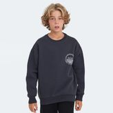 Slazenger Lone Unisex Çocuk Sweatshirt - Koyu Gri - 5 - 6 Yaş