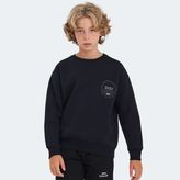 Slazenger LONE Unisex Çocuk Sweatshirt Lacivert - 13 - 14 Yaş