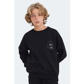 Slazenger LONE Unisex Çocuk Sweatshirt Siyah