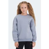 Slazenger LONE Unisex Çocuk Sweatshirt Taş Gri
