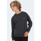 Slazenger LUPPA Unisex Çocuk Sweatshirt Koyu Gri
