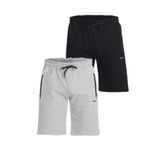 Slazenger OVER 2 li Set Erkek Siyah - Gri Şort