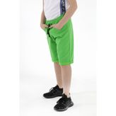 Slazenger PAGE IN Erkek Çocuk Cepli Yeşil Şort