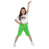 Slazenger PATTON Erkek Çocuk Cepli Yeşil Şort