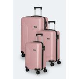 Slazenger UNION 3 LÜ SET Unisex Pembe Valiz