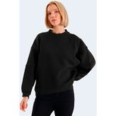Slazenger Vıa Kadın Sweatshirt Siyah