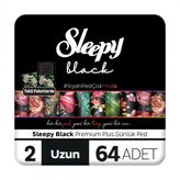 Sleepy Black Premium Plus 64 Adet Uzun Günlük Ped