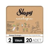 Sleepy Ecologic Premium Plus 20'lı Uzun Hijyenik Ped