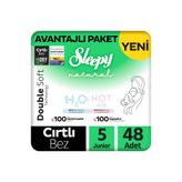Sleepy Natural Double Soft No:5 Junior 48 Adet Bebek Bezi