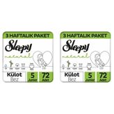 Sleepy Natural No:5 Junior 144 Adet Bebek Bezi