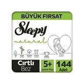 Sleepy Natural No:5+ Junior Plus 144 Adet Bebek Bezi