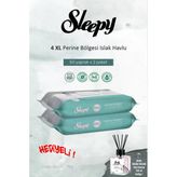 Sleepy Perine Bölgesi Vücut Havlusu 50'Li 2 Adet Ve Rosıe