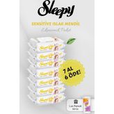 Sleepy Sensitive 90' lı Islak Mendil 7 AL 6 Öde Hediyeli