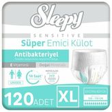 Sleepy Sensitive Antibakteriyel Emici Külot Hasta Bezi XL beden 30 lu x 4 Adet