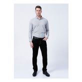 Slim Fit Armürlü Gri Erkek Gömlek