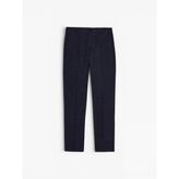 Slim Fit Çizgili Şardonlu Pantolon Erkek Krem T-Shirt - 323A4pdlsf03c
