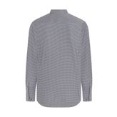Slim Fit Desenli Lacivert Gömlek