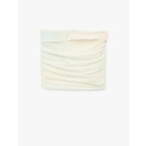 Slim Fit Drape Detaylı Crop Straplez Bluz