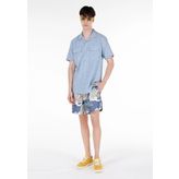 Slim Fit Erkek Lacivert Deniz Şortu