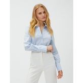 Slim Fit Gömlek Uzun Kollu Pamuklu - 34 - Lacivert