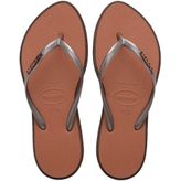 Slim Point Dark Brown Kadın Terlik