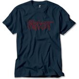 Slipknot Text Lacivert Tişört Liyada - M