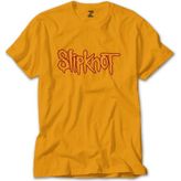 Slipknot Text Sarı Tişört Liyada - 5XL