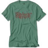 Slipknot Text Yeşil Tişört Liyada - M