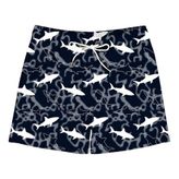 SlipStop Big White Short Siyah Erkek Mayo