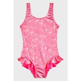 Slipstop Serpina Fuchsia Junior Baskılı Kalın Askılı Hızlı Kuruyan UV Korumalı Kız Çocuk Mayo SM2614000702 FUŞYA