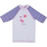 Slipstop Stripe Kız Çocuk UV Korumalı Tshirt - 4 - 5 Yaş