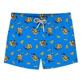 SlipStop Yellowz Short Mavi Çocuk Mayo