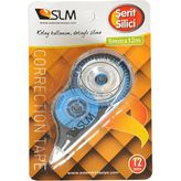 Slm 5 mm x 12 m Mavi Siyah Şerit Silici