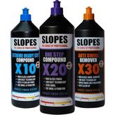 Slopes X10 + X20 + X30 1lt 3’lü Set