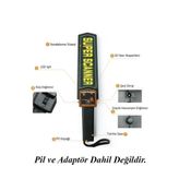 SmackBio Super Scanner El Tipi Metal Üst Arama Dedektörü