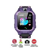 Smart Baby Q19 Mor Çocuk Akıllı Saat