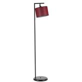 SMART SİYAH SİLİNDİR HASIR BORDO ABAJURLU LAMBADER
