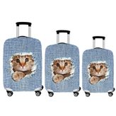 Smart Travel 3lü Set Büyük Orta Kabin Boy Valiz Bavul Koruyucu Kılıfı Kedi