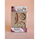 Smarta Silikon Kalıp-Çiçek - Pudra