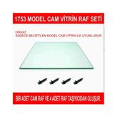 Smartad 1753 Cam Vitrin Ilave Raf Seti