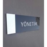 Smartad Aynalı Klasik Seri Yönetim Kapı Isimliği
