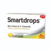 Smartdrops C Vitaminli Bal Limon Aromalı 24 Pastil