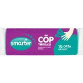 SMARTER ORTA BOY ÇÖP TORBASI 55x60cm ( Çöp Poşeti )