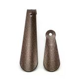 Smartizi 2'li Metal Ayakkabı Çekeceği Seti (10cm + 20cm) - Bakır Eskitme Kaplama Sağlam Cep ve Ev Tipi Kerata Takımı