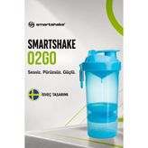 Smartshake Original2Go Serisi 600 ml Neon Mavi Protein Shaker