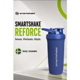Smartshake Reforce Paslanmaz Çelik Serisi 900 ml Navy Mavi Protein Shaker