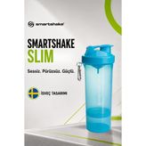 Smartshake Slim Serisi 500 ml Neon Mavi Protein Shaker
