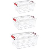 Smartware 3'lü Set Smart Box Saklama Kabı 8-15-20 Lt